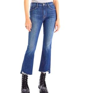 MOTHER The Insider Crop Step Fray sz 27